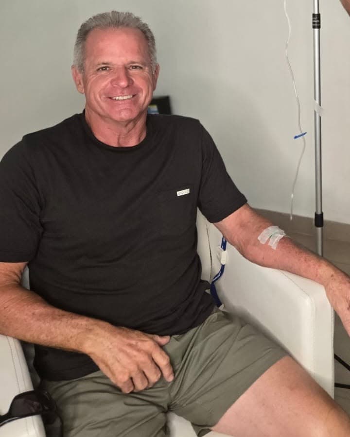 Founder Steve Poole receiving treatment at ResCore Clinic